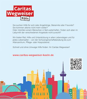 Caritas Wegweiser Werbung klein